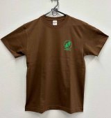 國乃長オリジナルＴシャツ（ロゴ ブラウン）